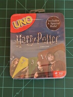 Mattel Harry Potter UNO Edition Card Game - Blue Tin